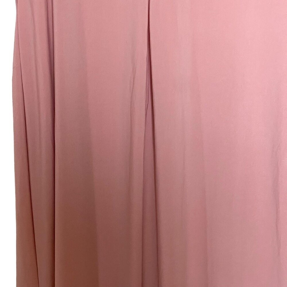 Mac Duggal Dress Gown Size 6 Pink Beaded Drop Shoulder Rhinestones 68163 $398 - Picture 14 of 16